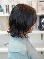 オルセン(OLSEN) ショート・ボブパーマ/丸顔/前髪なし/絶壁解消/20代/30代/外ハネ