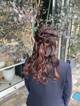 シュガー(Sugar) お呼ばれヘアセット☆ハーフアップ