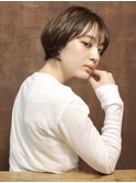 丸みショートボブ