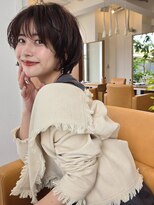 グロウミドル(GROW middle) 黒髪でも軽やかな大人世代のショートボブ　【middle】野村恵子