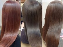 【髪質改善】その名の通り、矯正とは違って柔らかくしなやかな質感に！！是非一度試してください♪[桜木町]