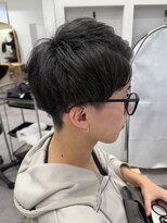トップに長さを残したさっぱりスタイル☆