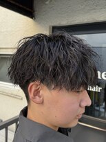 ビカムメンズヘアー 栄店(become men's hair)&nbsp;ツイストスパイラルパーマ／縦落ちパーマ
