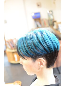 ポタム 東中野(potamu) ターコイズアンブレラカラー