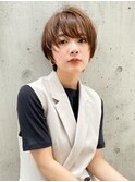 ♪ミニウルフレイヤーカット顔周り前髪韓国ショートボブ/池袋