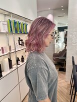 ステア ケース(stair case)&nbsp;ハイライト　ピンク　ピーチ　ロブ