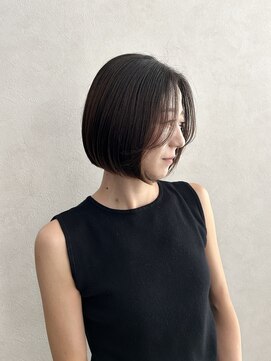 クム 横浜(qumu) 【qumu MARIKO】 ミニボブ×髪質改善トリートメント