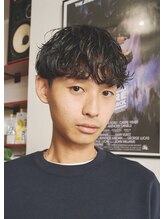 -COUNTER-シャドウパーマ【金山駅/金山メンズサロン/ニュアンスパーマ/フェザーパーマ/眉毛/フェード】