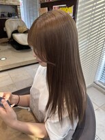 ファブ 千葉店(FaB)&nbsp;【ブリーチなしダブルカラー×オリーブベージュ】