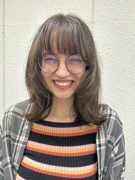 シュガー ヘアアンドネイル 仙台(SUGAR) 柔らかベージュ×顔周りレイヤー♪