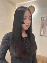 ラヴィズム 名駅店(LUVISM) ミディアム/レイヤー/顔周りレイヤー/艶カラー/パーマ