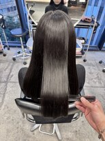 ジーナ 池袋(Zina) #グレーブラック×髪質改善