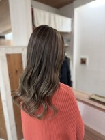 ピリカヘアデザイン(pirica hair design)&nbsp;バレイヤージュ【アッシュベージュ】