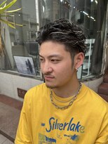 ローウェ オム 立川(LOUWE HOMME) men's縦落ちツイスト×メッシュ