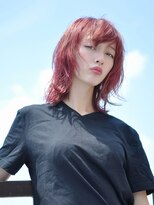 LULUS【ルルズ】【2月上旬NEW OPEN(予定)】&nbsp;ウルフカットウルフレイヤーベビーピンクスカーレットカラー