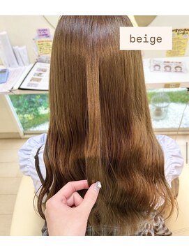 エミュ 天文館店(eMu) ブリーチ無し！ベージュカラー