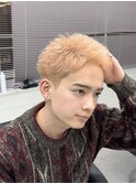 MEN’S HAIR/波巻きツイストスパイラル/リバースセンターパート