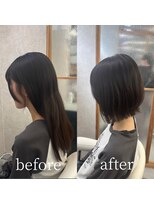ヘアサロン ドットプラス 町田店(dot. plus)&nbsp;【中島日菜】レイヤーボブ/くびれレイヤー/ひし形レイヤーボブ
