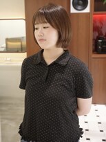 ウィム(wim)&nbsp;《ミニボブレイヤー》ボブ/顔周り/外ハネボブ/ブラウンカラー