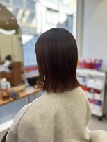 シア 北千住店(SHEER)&nbsp;オレンジブラウン×パツボブ/SHEER北千住店