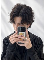 ディータ(Dita)&nbsp;色気ルーズサーフカールメンズミディアムパーマ大宮メンズパーマ
