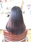 毛先イルミナカラートワイライトでグラデーションカラー