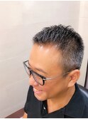 刈り上げショート爽やかビジネススタイル<理容室>