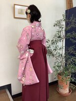 フェアリー Fairy&nbsp;袴着付け＊　外ハネカール