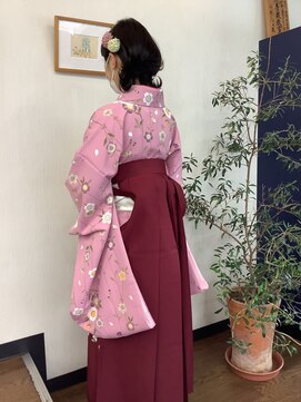 フェアリー Fairy 袴着付け＊　外ハネカール