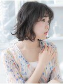 黒髪くすみカラーくせ毛風小顔エアリーミディa越谷20代30代40代