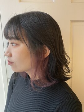 フェリアあべの(FERIA) 【天王寺/あべの】インナーカラー×ピンク