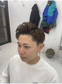 メンズ眉毛パーマフェードスパイラルパーマ3