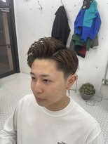 ウェルネス(Wellness) メンズ眉毛パーマフェードスパイラルパーマ3