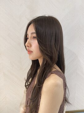 ロンド ストラーダ 心斎橋(Lond strada) シルキーベージュ×グレージュカラー【髪質改善/縮毛矯正】