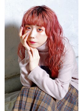 クシュ 所沢西口プロぺ通り(kusyu... ) ペールベージュセクションカラーグラデーションカラー外ハネボブ