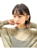 【mee.】ユウ　インナーカラー　ボブ　ミニボブ　ショート