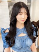 韓国前髪顔周り×美髪レイヤー[横浜/縮毛矯正/前髪縮毛矯正]