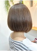 透明感抜群のラインボブ