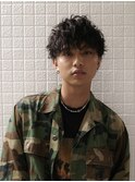 【ツイストスパイラル/阿部達哉】プードルパーマ/メンズカット