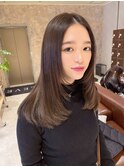 __レイヤーカット×顔まわりレイヤー 骨格補正カット