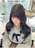 透明感グレージュカラー