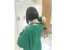 【田中指名限定】カット＋縮毛矯正＋髪質改善ミルボン3stepトリートメント