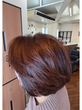 ツヤイロ 島田店 お呼ばれヘアセット結婚式ハイライトミディアムヘアウルフ小顔