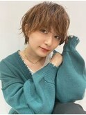 マッシュショート×ハニーブラウン【藤沢】