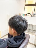 キッズツーブロックマッシュショート