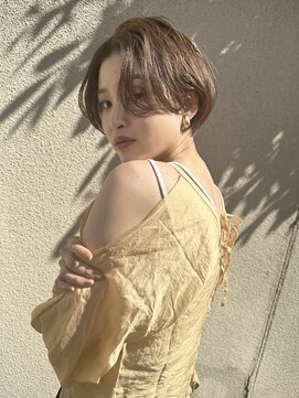 ソルトウォーター(SALT WATER) オリーブベージュ ハンサムショート ハイライト