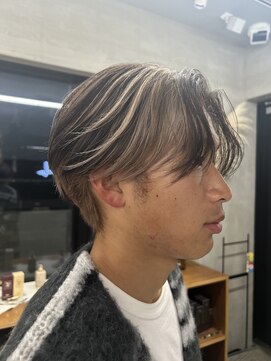 ナル(nalu.) ブラックカラー/メンズブリーチカラー