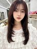 韓国風カット+透明感カラー+オージュアTr【幡ヶ谷/新宿/韓国/レイヤー】