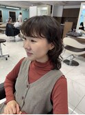 ミディアムハイレイヤーパーマ