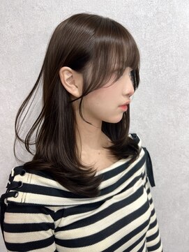 エイム(AiM) レイヤーカット/ハイレイヤー/ブルーブラック/透明感カラー